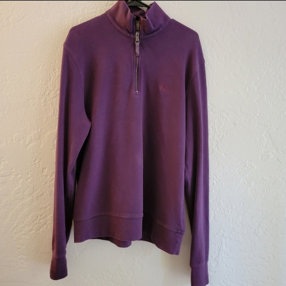 Men's Burberry 1/4 Zip Sweatshirt